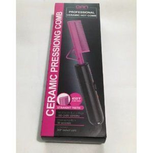 New Technology Mini hot Comb,Dual Voltage Pressing Comb,450℉ Heat Comb